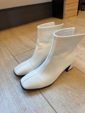 Chiko Aldina Square Toe Block Heels Boots